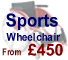Sports Wheelchairs from only £450