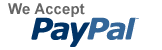 we accept PayPal Method of Payment